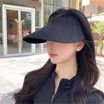 보부바리 접이식 무봉제 일체형 자외선차단 썬캡 모자