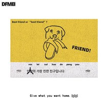 집게 시리즈 고양이 모래 방지 패드 출입문 매트 미끄럼 방지 도어 매트 가정용 문 밖 카펫, 인간의 친구