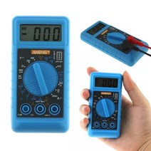 멀티미터 측정기 전류 접지 전기 테스터기 전압 추천 Voltmeter Digital Multimeter Ammeter Ohm Meter Mul, 04 DT182 blue