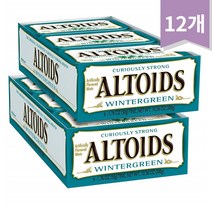 알토이즈 북극 윈터 그린 50g 12팩 ALTOIDS Artic Mints Wintergreen, 12개