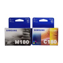 삼성 INK-180 잉크 SL-J1660 J1663 J1665 J1770FW, 4색세트(M180+C180)