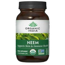 OrganicIndia Neem Herbal Supplement 님 서포트 스킨 이뮨 90정