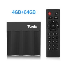 셋탑박스 셋톱박스 Tanix X4 Android11.0 스마트 TV 박스 Amlogic S905X4 1 3D 8K 4G32G 4G64G BT 셋톱 2.4, Au 플러그_4G 64G
