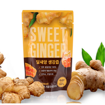100% 국내산 봉동 생강즙 120ml x 30팩 봉동생강 벌꿀 명품 프리미엄 무색소 무방부제 선물세트