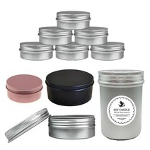 소이캔들 용기 알루미늄 틴케이스 홀더 향초 캔들용기, 틴케이스롱실버240ml