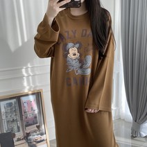 미키 캠핑 빅사이즈 롱 원피스