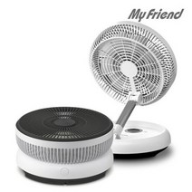 마이프랜드 10인치 BLDC 무선선풍기 접이식 폴딩팬 캠핑팬 MFUF-1010RF 써큘레이터 휴대용 이동형 차박 야외 캠핑용, 1+1(총2개)