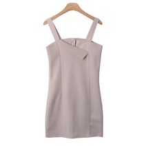 퍼니걸스 5920 모직 무지 뷔스티에 미니 원피스 여성의류