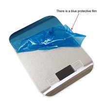 디지털 주방 저울 5kg 10kg/1g 스테인레스 스틸 LCD 전자 식품 다이어트 우편 균형 측정 도구 무게 천칭 자리, 01 은, 10 키로그램