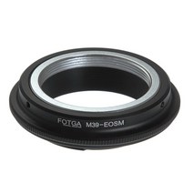 캐논호환호환 EF M M2 M3 미러리스 카메라 용 FOTGA 어댑터 링-Leica 호환 L39 마운트 렌즈, 한개옵션0
