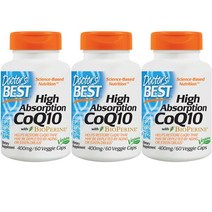 닥터스베스트 하이 앱솔션 CoQ10 400mg 베지 캡, 60개입, 3개