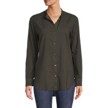 James Perse ​Collarless 코튼 Shirt - MARSH108188