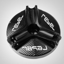 혼다 레벨 300 500 CMX 250 CA125 250 450 M20 * 2.5 오토바이 CNC 알루미늄 엔진 오일 캡 볼트 나사 필러, 02 Black