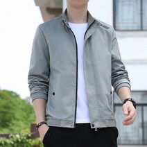 DFMEI 남성코트 남성 캐주얼 하이넥 자켓 남성 얇은 남자코트