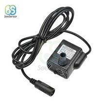 초저소음 수중 워터 펌프 태양광 브러시리스 모터 수족관 분수용 수영장 DC 5V 12V 200LH 3W, DC 12V