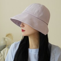 이코마켓 국내제작 고퀄 여성 봄 여름모자 코튼 린넨 햇빛차단 벨크로 벙거지모자 가을 여자 버킷햇 썬캡모자