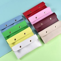 [레더키트]가죽공예DIY키트 투버튼 휴대폰수납 장지갑만들기 1세트 랜덤무늬 랜덤색-취미 방과후 복지센터 수업재료