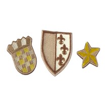 영화사 방패 마크 자수 와펜 세트, 1세트, 혼합