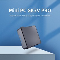 미니 PC GK3V 프로 인텔 N5105 LPDDR4X 16GB 1TB M2 2280 Sata SSD 지원 HDMI VGA 듀얼 디스플레이 블루투스 42 윈도우즈 컴퓨터, 8GB 512GB