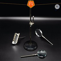 손잡이 있는 프리즘 볼록렌즈 평면렌즈3종, 단품