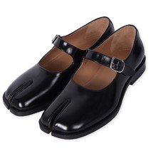 메종마르지엘라 23FW 여성 타비 메리제인 블랙 S39WL0119 PS679 T8013