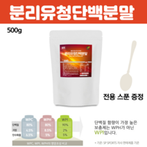 유청단백질 wpi wpc 분리유청단백 유당단백질 wpih 가성비프로틴 히스티딘 단당류 트레오닌 운동후 아미노산 헬스 근육 타 먹는 가루 분말 파우더 500g, 500g x 1개