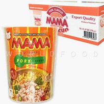 태국컵라면 마마 컵 포크 플레이버 돼지고기 MAMA 박스 70G X 12EA