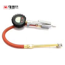 대원금속 디지털 타이어게이지 DW-101DB 일반용 220psi 국산 공기압측정기