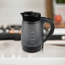 커피 전기 분유 티 포트 주전자 접이식 휴대용 여행용 미니 04L pp 플라스틱 여행 600W 작은 전원 학생 기숙사