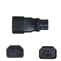 JORINDO IEC 320 C14 ~ C5 AC 어댑터 pdu UPS 플러그 여성 전원 변환기 수정, 01 Black_01 IEC320-C14 TO C5