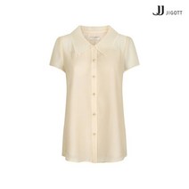 JJ지고트 캡 슬리브 스캘럽 칼라 블라우스 GM6A0BL31