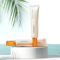 배내스템 선블록 트루 워터리(40ml) 끈적임없는 저자극 선크림 SPF50+ PA++++, 2개