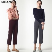 쉬즈미스 쉬즈미스(SHESMISS) 나잇무드 클래식 밑단 트임 바지 (택가격:178000원)