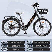 전기로드자전거 접이식 강력한 전기 자전거 성인 유럽 모빌리티 자전거 도로 동력 미니 DWH, 3.7 단 26 인치 A