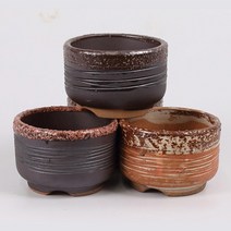 (아시아종묘/화분/국내산)경기도여주생산 미니토기화분 원장미, 1개