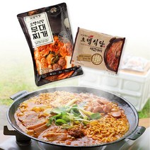 [냉동간편식] 오뎅식당 부대찌개 700g (라면사리포함), 5개
