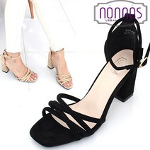 [논노스/nonnos] 무스란 스웨이드 스트랩샌들 (T-5565)