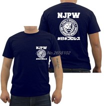 ufc 격투기 티셔츠 무에타이 킥복싱 Njpw-인기 판매 새로운 일본 프로 레슬링 Puroresu 사자 로고 티셔츠