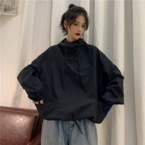 여성 후드티 아노락 긴팔 티셔츠 박스티 오버핏 EV21
