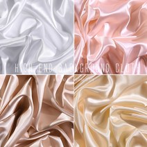 라이트앤 새틴 촬영용 배경천, 실크 - 카페오레