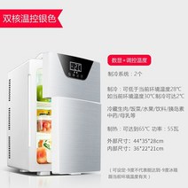 냉동고 미니 소형 냉동고20L 주방 냉장고 듀얼 도어 전기 가정용 렌탈 Frigobar 사용 냉간, 03 Dual-core gold, 03 Dual-core gold