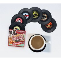 LP 코스터 장식 컵받침 ABS 단열 패드 그릇 레코드