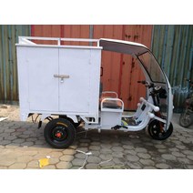 삼륜 전기 스쿠터 오토바이 세발 3륜 전기차 바이크 전기 특급 특수 삼륜차 화물차 배송 초대형 배터리 자동차, 화물 상자 1.2x1x1 미터의 축소 버전, 60v