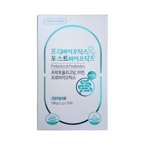 그린스토어 프리바이오틱스&포스트바이오틱스 약국정품, 2EA, 5g x 30포