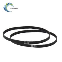 GT2 폐쇄 루프 타이밍 벨트 고무 2GT 6mm 3D 프린터 부품 110 112 122 158 200 280 300 400 610 852 mm 동기식 벨트 부품, 112mm