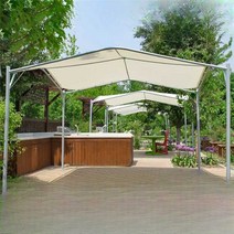 야외 정자 비가림막 조립식 리조트 쉼터, 3.5m 스완 캐노피