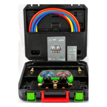 대성 매니폴드게이지 에어컨 진공 싱글미터D 1.5m, P6001S1.5m파이프R134A, 1개