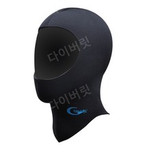 다이빙모자 잠수모자 성인 다이빙 후드 스킨스쿠버 프리다이빙 35mm 네오프렌 스쿠버, 3mm