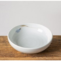국산 반찬그릇 원형찬기 원찬기 여주도자기 한정식 도자기그릇, 4호
