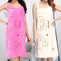 민스리빙 대형 비치타올 극세사타올, 01_입는바스타올(Lightpink), 1개